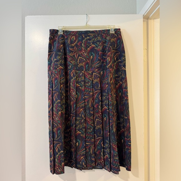 Kasper vintage midi skirt and blouse set women size 18 - Picture 8 of 14